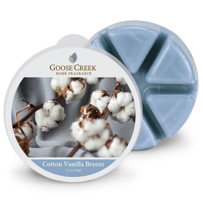 Cotton Vanilla Breeze Wax Melt   8 stuks